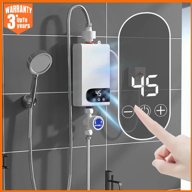 INSTANT Water Heater Portable Electric Heaters for Bathroom Hot Water Shower and Home Kitchen Heating