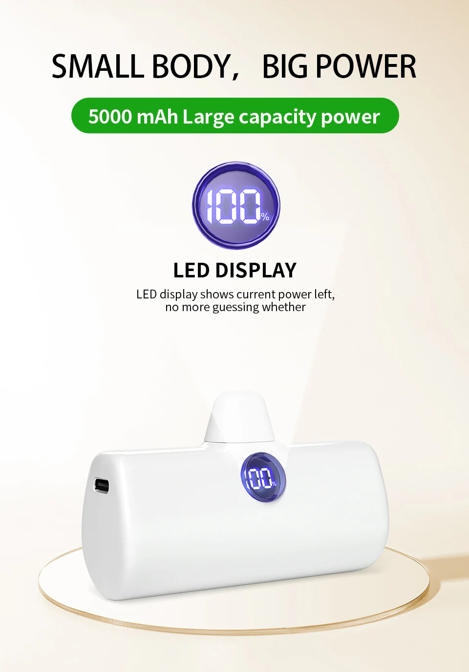 Fast Charging Power Bank Portable Charger .External Battery