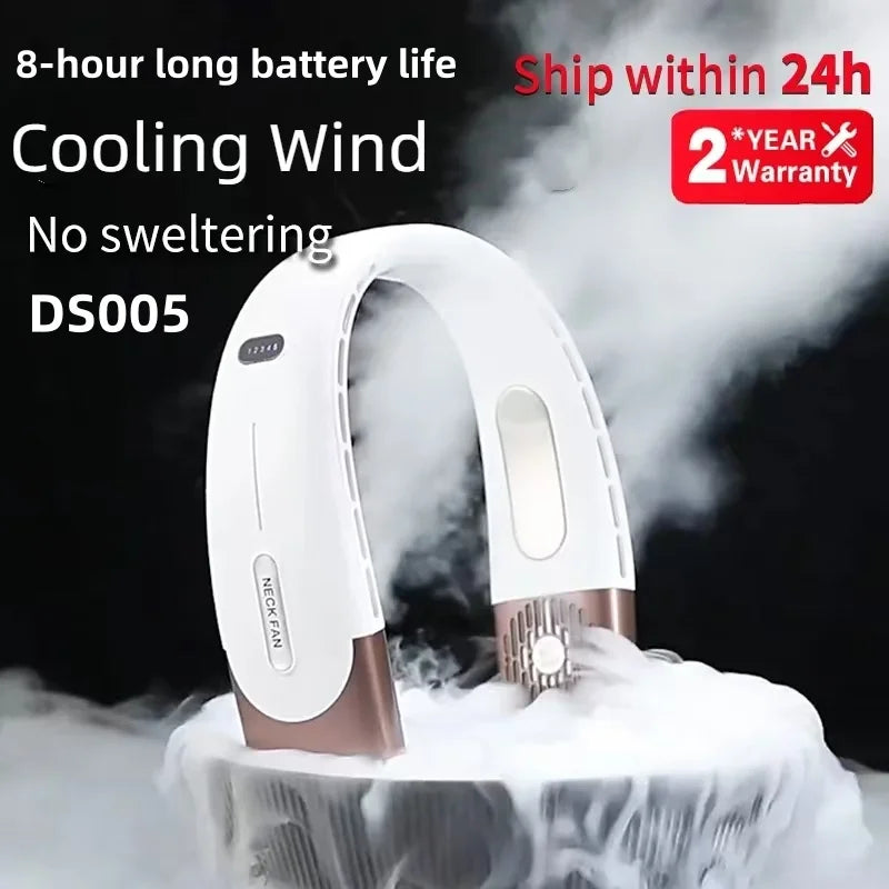 Neck Fan Portable Mini Rechargeable  Electric Air Cooler