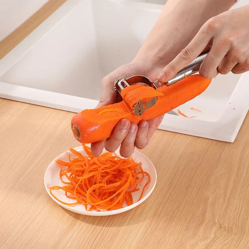 Stainless Steel Multi-functional Peeler .  Kitchen Tool