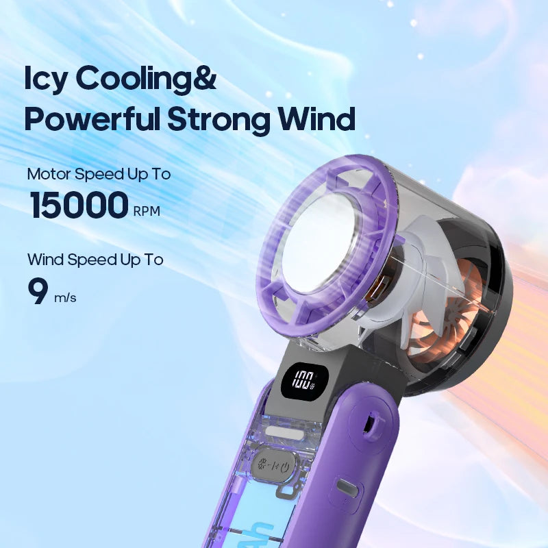 Outdoor Foldable Portable Handheld Fan Mini Cooling fan