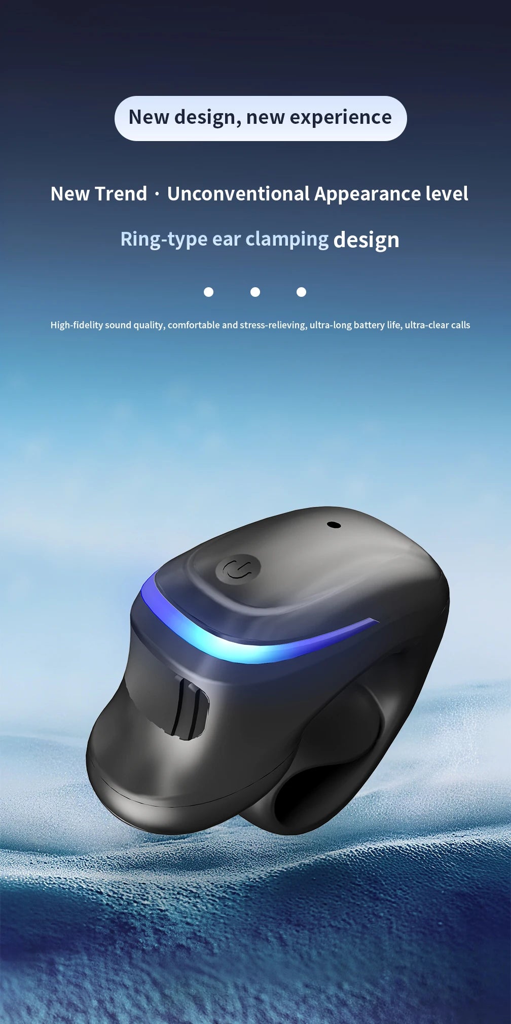 BT  Earphone Clip On Monaural Inear Motion Stereo Bone Conduction Gd28  Wireless Earphone Mini Monaural Tws