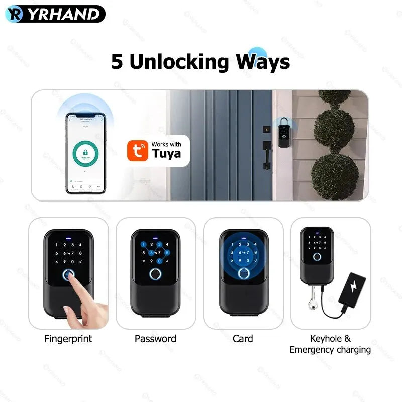 Smartkey Lock Box Home Key Wireless Smart-lock Box Electronic Key Box App Digital Code Bluetooth Key Safe Padlock for Host