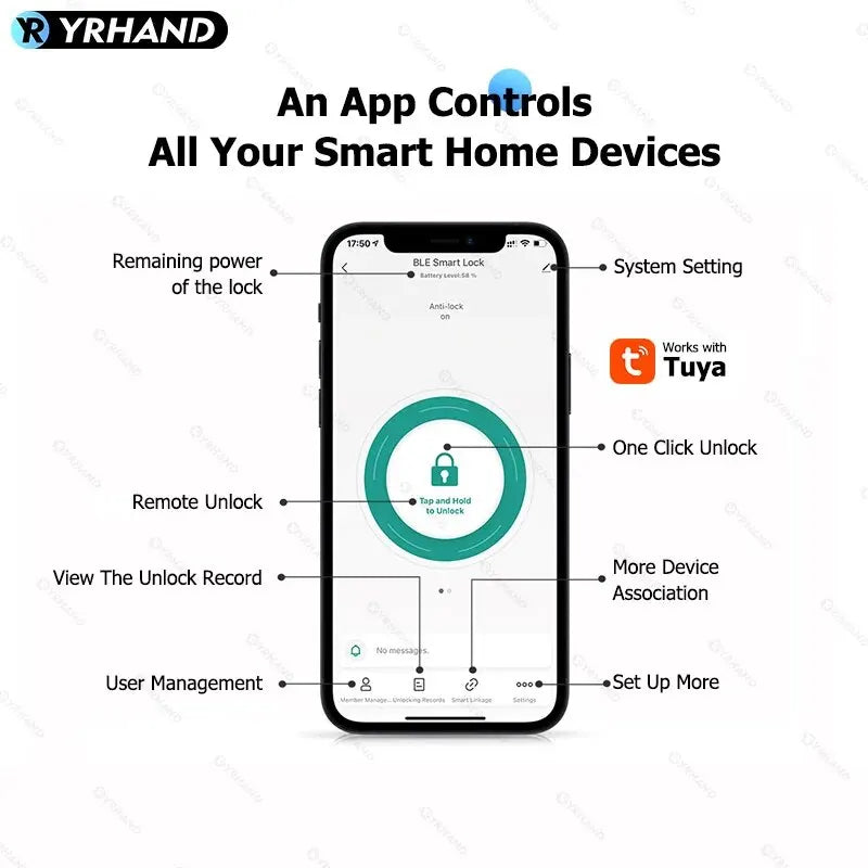Smartkey Lock Box Home Key Wireless Smart-lock Box Electronic Key Box App Digital Code Bluetooth Key Safe Padlock for Host