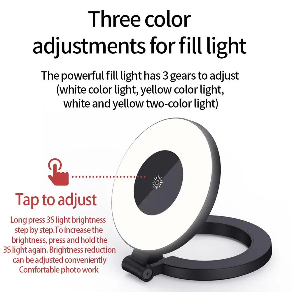 Mini Magnetic Pocket Light Universal Led Fill Light Phone Selfie Light For Magsafe Fill Light Accessories