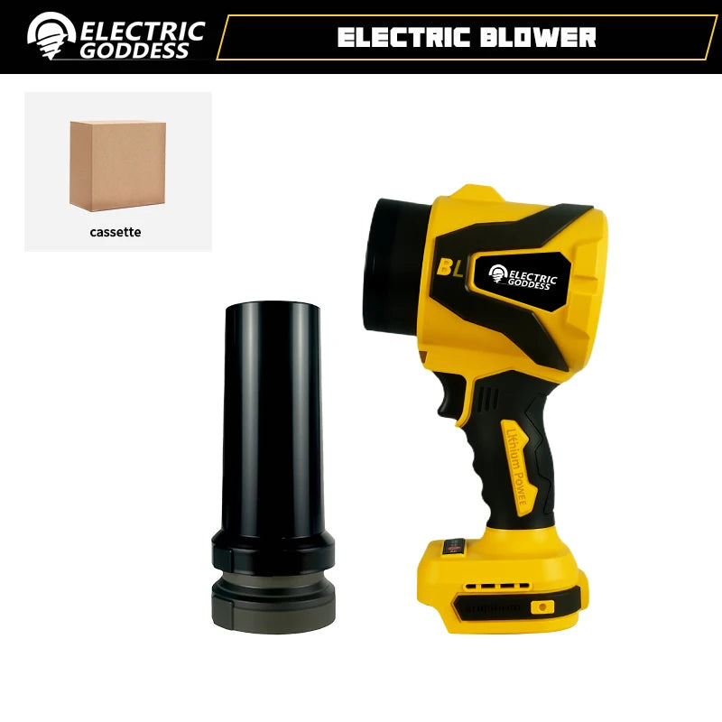 Electric Air Blower Leaf Fan Handheld Super Strong Wind Jet Blower
