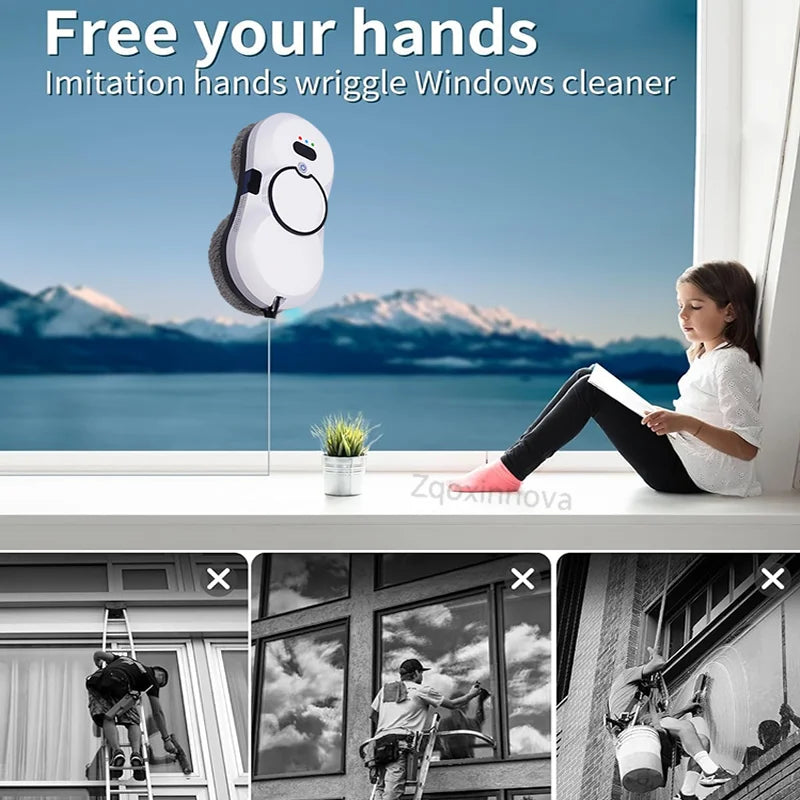 Glass Washer Home Appliance Robot .Smart Cleaning Robot Electric Floor Mops
