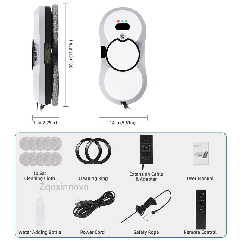 Glass Washer Home Appliance Robot .Smart Cleaning Robot Electric Floor Mops