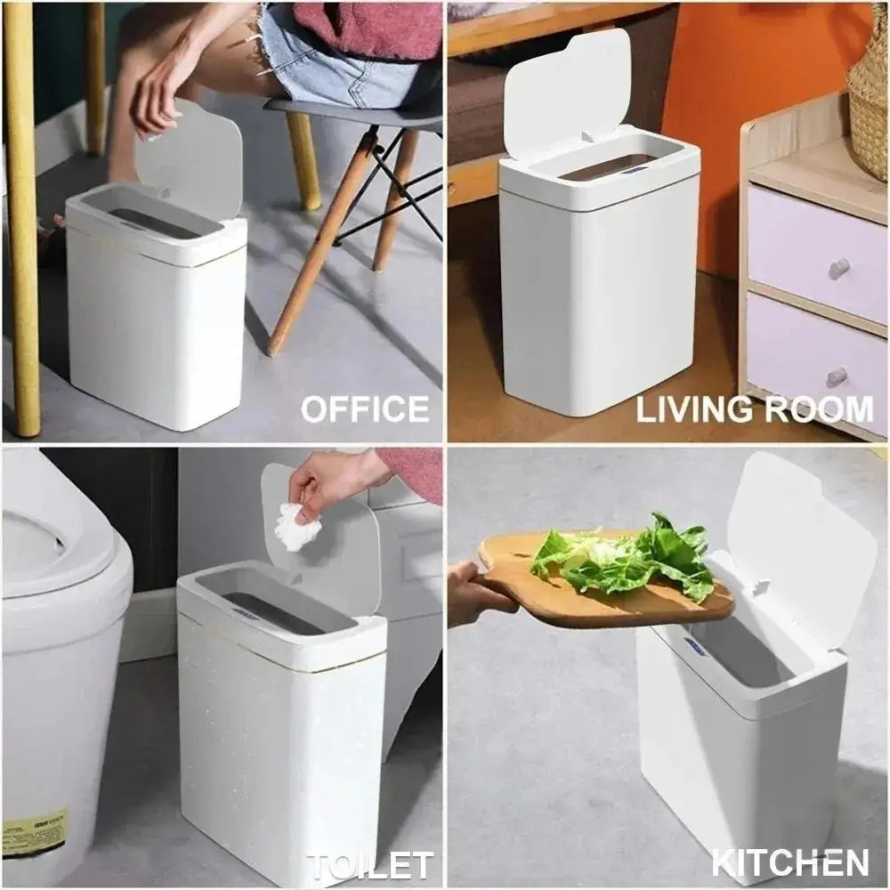 Electronic Garbage Bin with Automatic Bagging, Smart Home