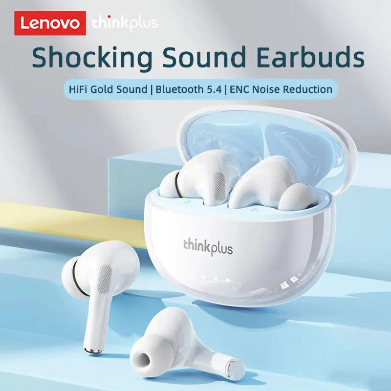 Lenovo LP5 PRO Wireless Bluetooth 5.4 Earphones TWS HiFi Sound Gaming Earbuds LP5Pro Sport headset Long Standby Touch Control