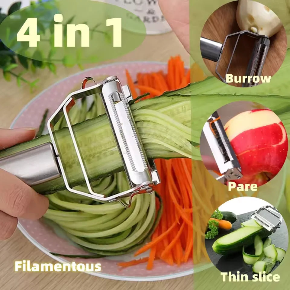 Stainless Steel Multi-functional Peeler .  Kitchen Tool