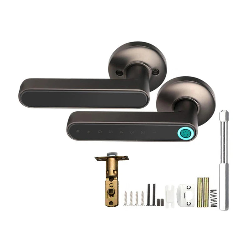 Phantom Password Fingerprint  Smart Management APP Handle  Door Lock for Home Office Hotel Multiple Unlocks way