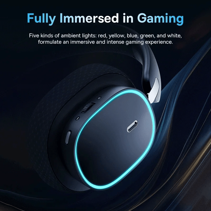 Gaming Wireless Headphone with Mic Over-Ear