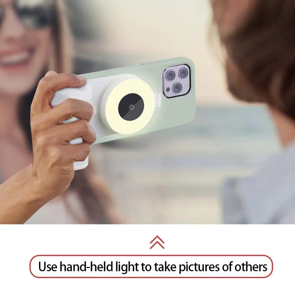 Mini Magnetic Pocket Light Universal Led Fill Light Phone Selfie Light For Magsafe Fill Light Accessories
